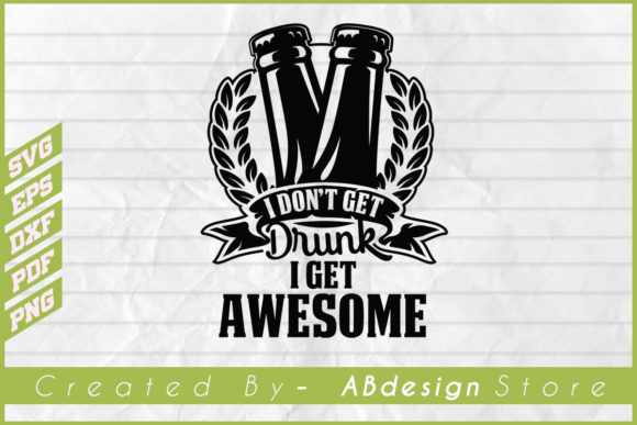 Awesome Beer T-shirt Design for Crafters