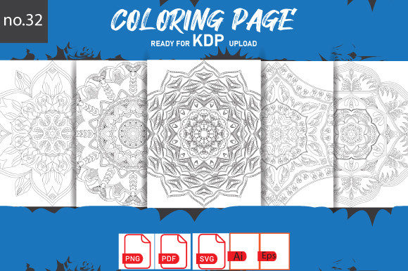 Coloring Page SVG Bundle KDP Interior: A Creative Design Asset for Branding