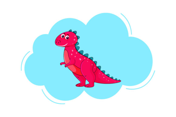 Dinosaur Funny Monster Cloud Graphics