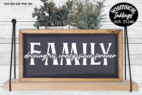 Family Driving Us Crazy Graphics & Illustrations