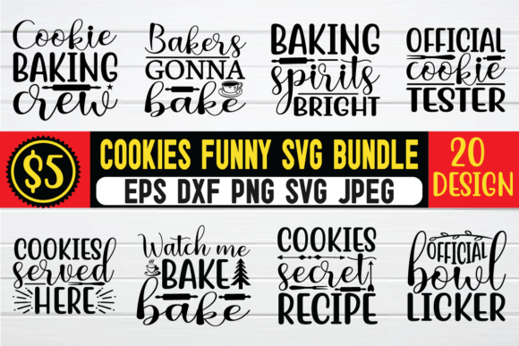 Fun Cookies SVG Bundle for Creative Projects