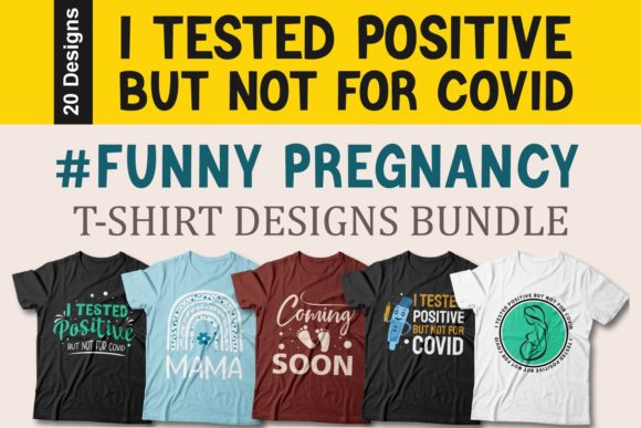Fun Pregnancy T-shirt Graphics for Crafters