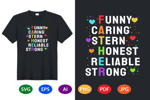 Funny Father Day T-Shirt Design Graphics