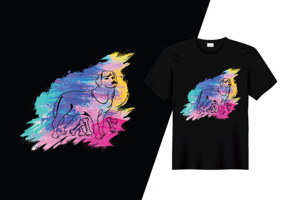 Labrador Retriever T-shirt Design