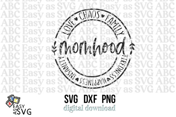Momhood Funny Mother s Day Gift Graphics for Print Templates