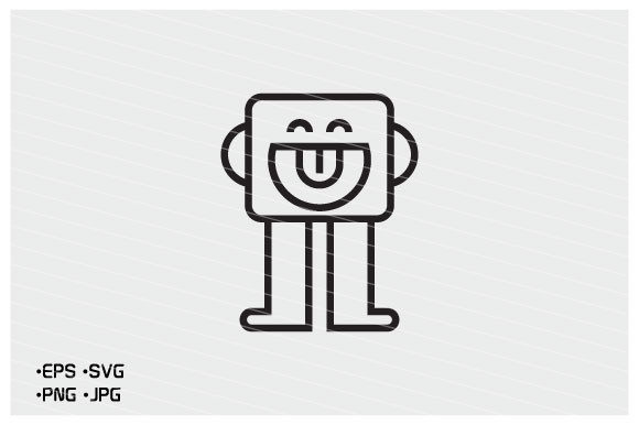 Monster Avatar Icon for Graphics and Icons