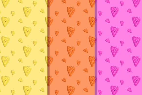 Pattern Funny Heart Romantic Graphics for Crafters